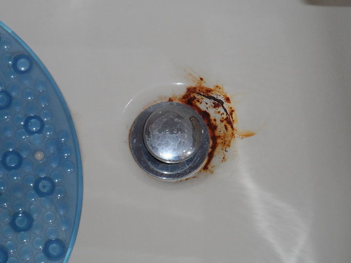 Rust In Bath Tub Hometalk - How To Get Rid Of Rust In Bathroom