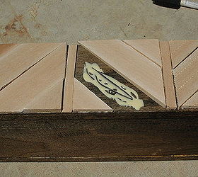 woodworking decor herringbone box build, crafts, diy, woodworking projects