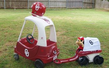 $10 Yard Sale Cozy Coupe Makeover