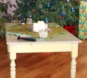 coffee table redo, home decor, painted furniture, woodworking projects, Before