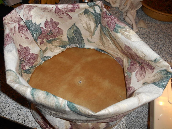 refinishing re upholstering the metal antique swivel chair oct 14, repurposing upcycling, reupholster