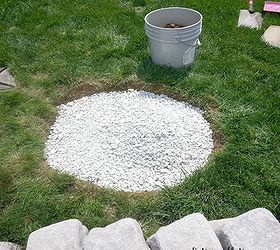 build a fire pit, how to, outdoor living