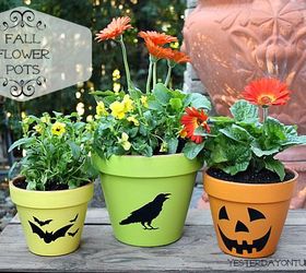 fall flower pots, flowers, gardening, repurposing upcycling, seasonal holiday decor, Give your flower pots a fresh look for fall
