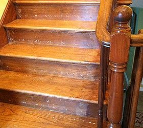 reconditioning or refinishing wood staircase