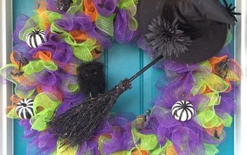 Halloween Witch Wreath