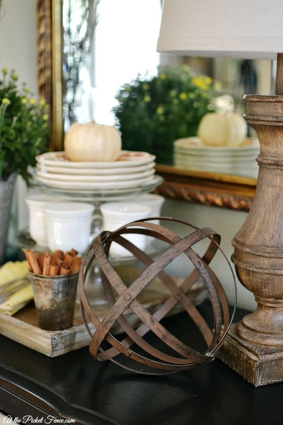 a harvest of ideas for decorating your home for fall, fireplaces mantels, living room ideas, seasonal holiday decor