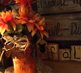 fall decor crafted decorations home, crafts, seasonal holiday decor