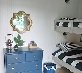 cottage bunk house makeover, bedroom ideas, home decor, how to, painted furniture