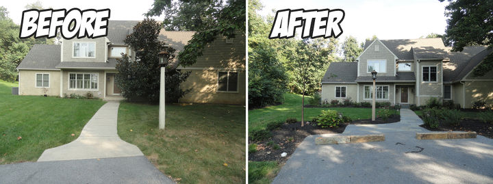 outdoor living renovation before after, landscape, outdoor living, patio