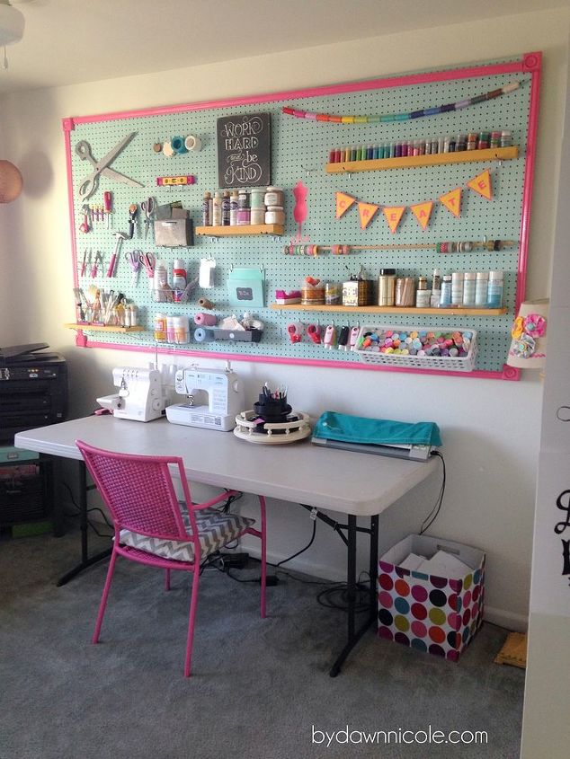 craft room office reveal, craft rooms, diy, home decor, home office, repurposing upcycling