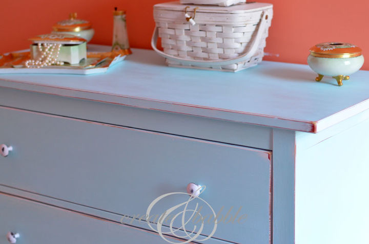 ikea hack hemnes painted chest, painted furniture