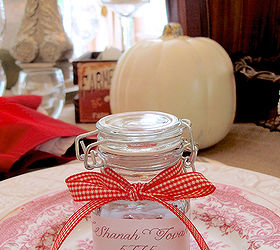 diy honey jars holiday table rosh hashanah, crafts, seasonal holiday decor