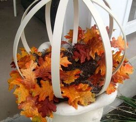 front porch fall decor planters autumn colors, porches, seasonal holiday decor