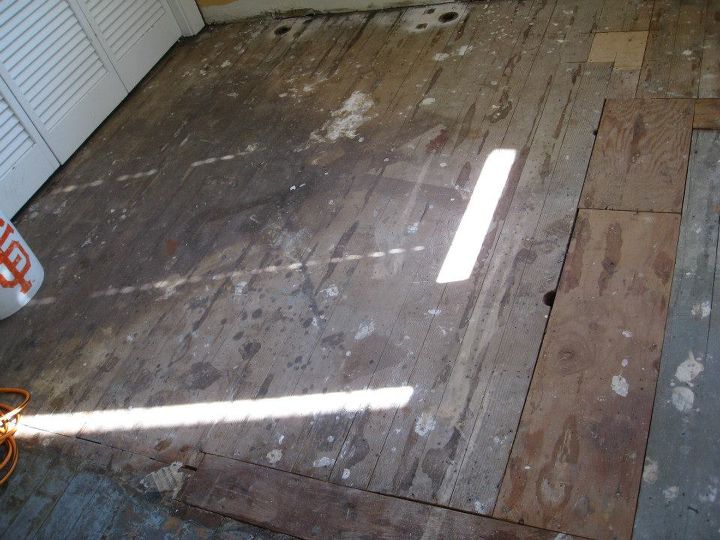 hardwood floor restoration old home, flooring, hardwood floors, Hardwood Floor Restoration BEFORE