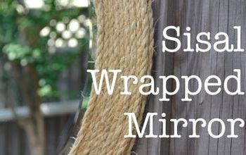 Sisal Wrapped Mirror