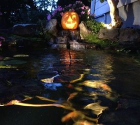 pumpkin face ideas fall decoration outdoor lighting, halloween decorations, landscape, seasonal holiday decor