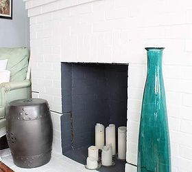 old house modern fireplace makeover, fireplaces mantels, home improvement, living room ideas, painting