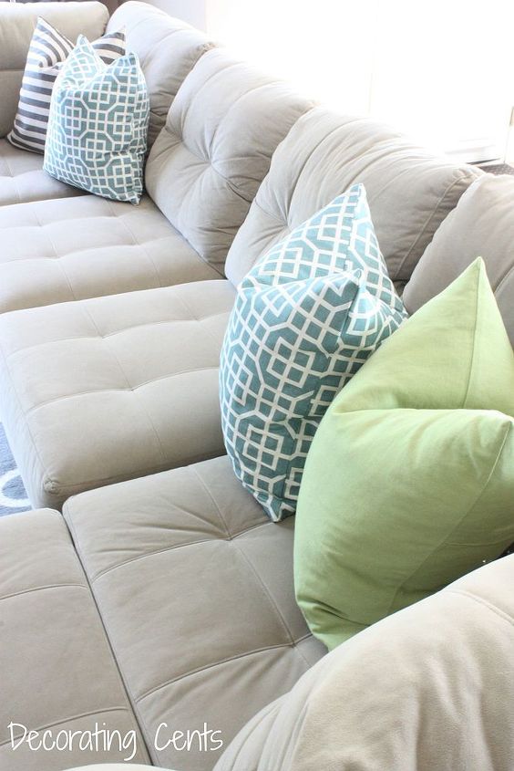 target napkins turned pillows, how to, living room ideas, repurposing upcycling, reupholster