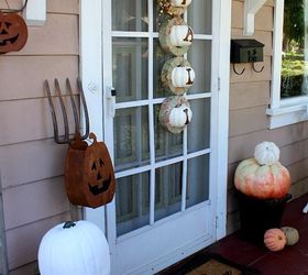 fall front porches rustic outdoor decorations, diy, halloween decorations, home decor, porches, seasonal holiday decor