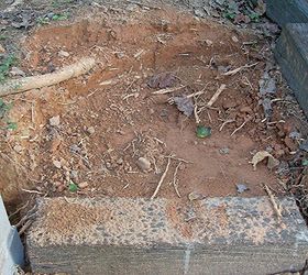 q gardening tree root cut harmful, gardening, landscape, See root above the step I need to cut it so I can put another railroad tie for the next step