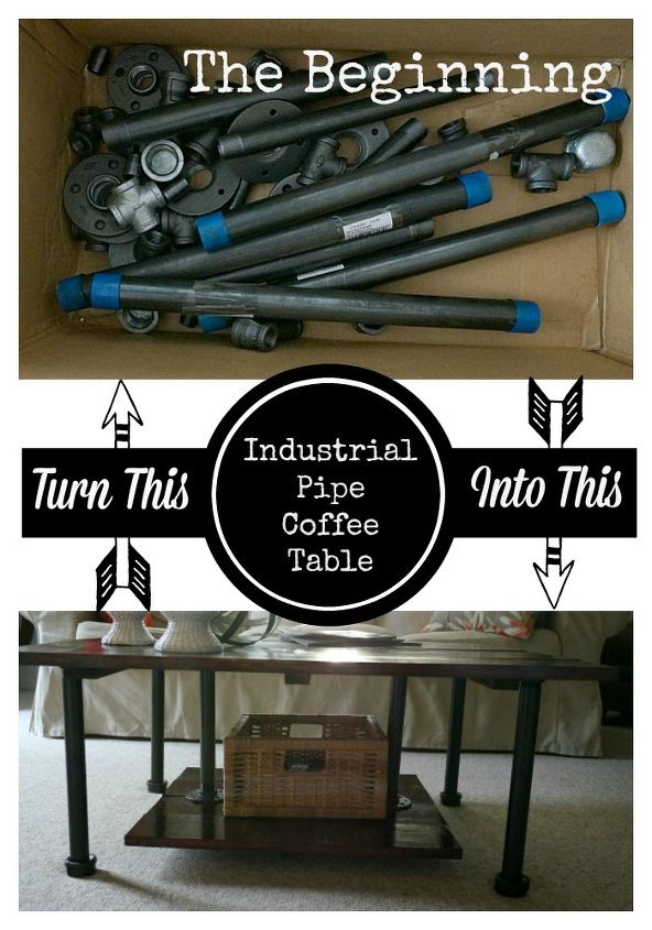 mesa de centro de tubo de decorao industrial