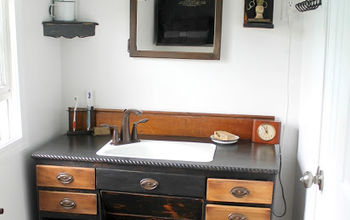 Outdated Bathroom Gets a Vintage Style Remodel - Before & After