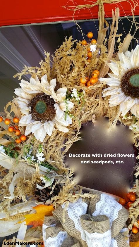 Fall Corn Stalk Wreath Hometalk