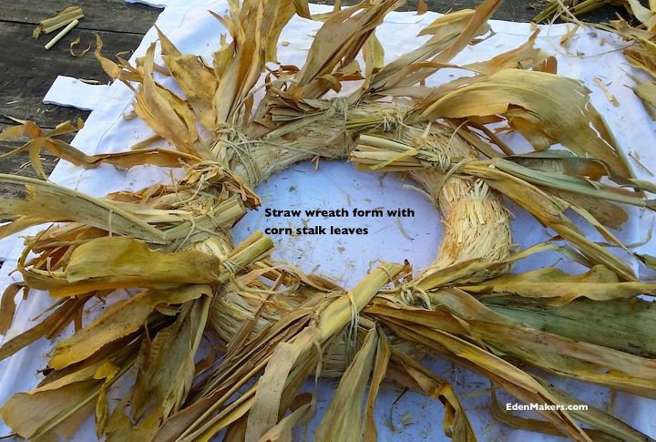 Fall Corn Stalk Wreath Hometalk