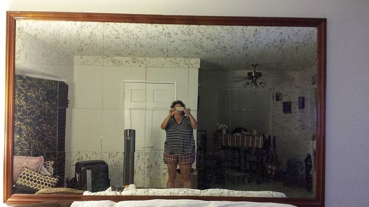 How To Cover Redo A Large Wall Mirror Hometalk