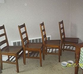 q wood chairs upcycling ideas refinish, painted furniture, repurposing upcycling, woodworking projects