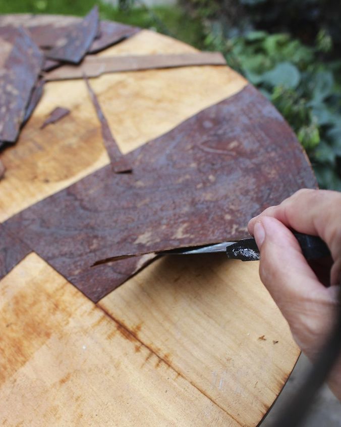 como remover o folheado de madeira danificado de maneira fcil