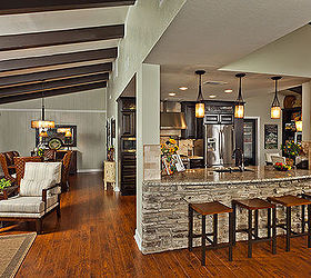 kitchen living room remodel stone, appliances, architecture, countertops, flooring, kitchen design, living room ideas