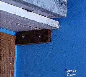 recycled fence over the door shelf, fences