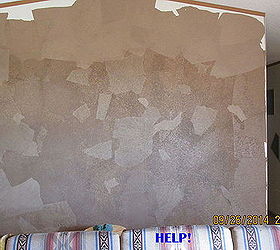 ajuda com cho parede de papel pardo