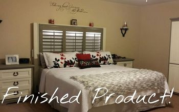 DIY Shutter Headboard