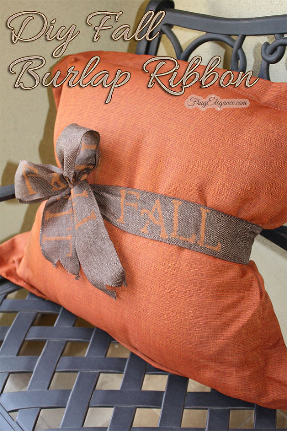 fall burlap ribbon decor accent, crafts, seasonal holiday decor