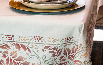  Ação de Graças DIY: Modelo de borda de colheita para sua toalha de mesa
