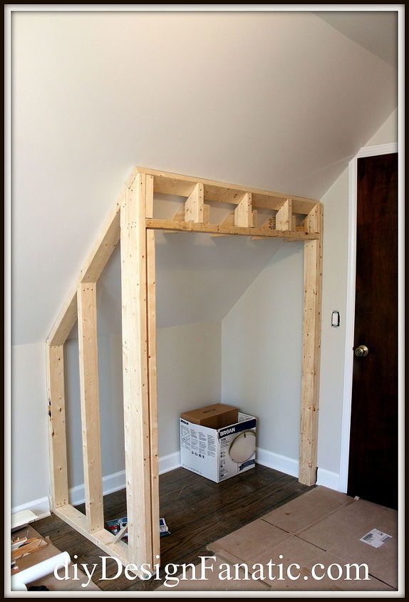stealing unused floor space to build a closet, bedroom ideas, closet, diy, woodworking projects