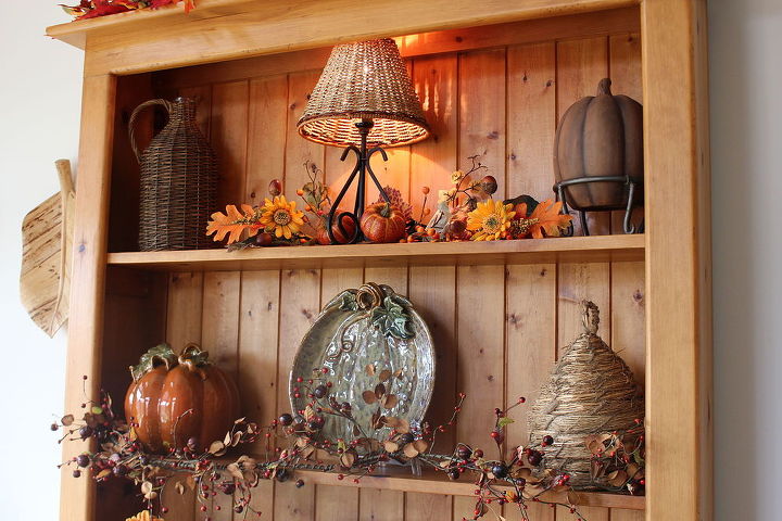 fall decor breakfast room country, seasonal holiday decor