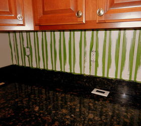 kitchen backsplash colorful painted, diy, kitchen backsplash, kitchen design