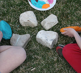 gardening seed markers stones painting craft, crafts, gardening