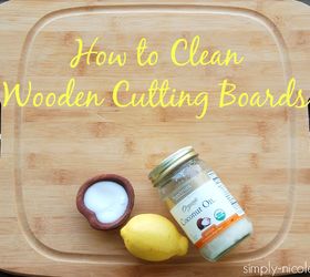 Cómo limpiar las tablas de cortar de madera