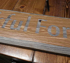 rustic weathered fence sign, crafts, diy, fences, outdoor living