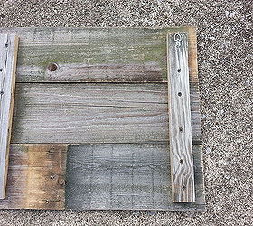 rustic weathered fence sign, crafts, diy, fences, outdoor living