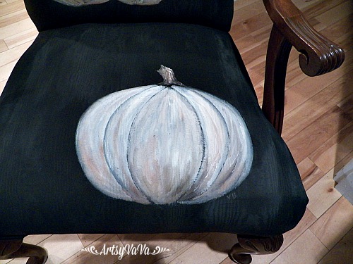 painted furniture pumpkin chair, diy, painted furniture