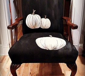 painted furniture pumpkin chair, diy, painted furniture