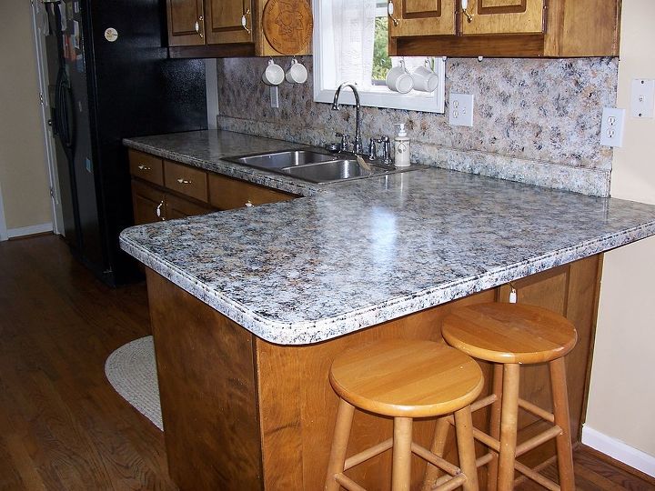 Painting Kitchen Counters With Giani Granite Hometalk