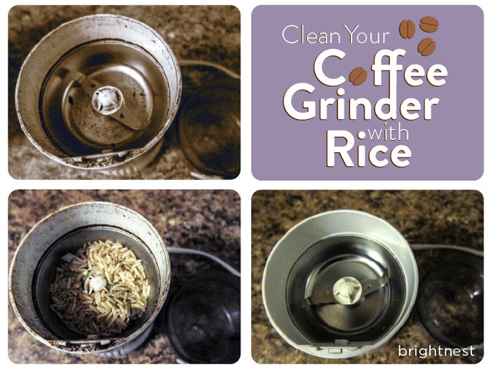 quick tip clean your coffee grinder with rice, appliances, cleaning tips