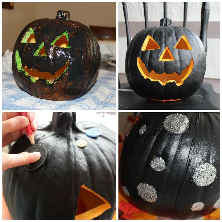halloween spooktacular pumpkin makeover, halloween decorations, seasonal holiday decor