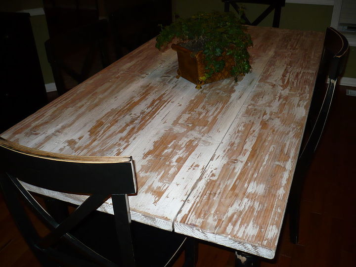 barn wood dining table progress, dining room ideas, painted furniture, woodworking projects